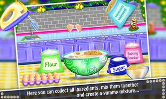 Gingerbread House Cake Maker! DIY Cooking Game اسکرین شاٹ 1