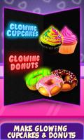 Glow In The Dark Foods! Neon Cupcakes & Glonuts Ekran Görüntüsü 1