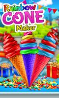 Rainbow Ice Cream Cone Cooking постер