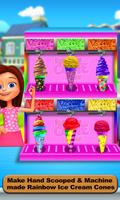 Rainbow Ice Cream Cone Cooking screenshot 2