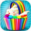 DIY Rainbow Cupcake Maker - Kids Cooking Game-APK