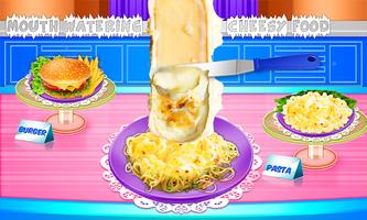 Melted Cheesy Wheel Foods Game! Wheel Of Cheese imagem de tela 3