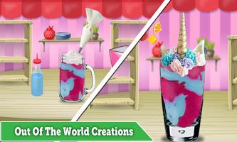 Unicorn Ice Cream Milkshake Maker! Chef Game স্ক্রিনশট 2