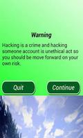 Account hacker   prank ภาพหน้าจอ 3