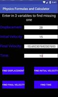Physics Calculator captura de pantalla 1