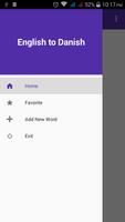 English Danish Dictionary پوسٹر