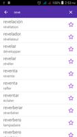 Spanish French Dictionary capture d'écran 2