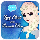 Live Chat With Princess Elssa - Prank icône