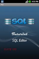SQL Tutorial/Editor Affiche