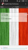 English Italy Dictionary syot layar 1