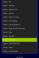 Shakira All Songs Mp3 capture d'écran 1