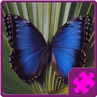 Puzzle Papillon icône