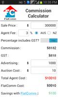 Real Estate Commission Calc capture d'écran 1