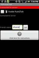 Voice Chat P2P (VOIP) capture d'écran 1