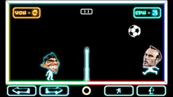 Glow Head Soccer ảnh chụp màn hình 2