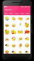 Adult Emojis - Party Emojis الملصق