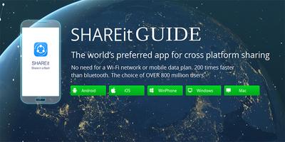 برنامه‌نما 2017 SHAREit Guide عکس از صفحه