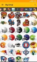 Football Pack for Big Emoji स्क्रीनशॉट 1