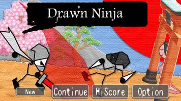 Drawn Ninja Poster