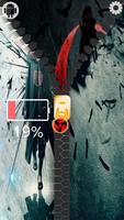 Sharingan Zipper Lock Screen captura de pantalla 1