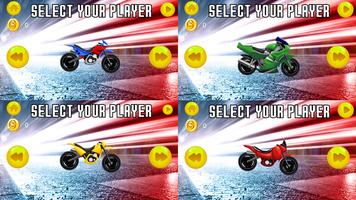 Superhero Motorbike Race screenshot 1