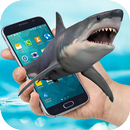 Shark on Screen Hungry Shark Attack in Phone Joke APK