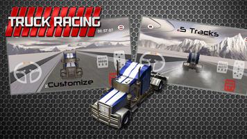 3D Highway Truck Race Game capture d'écran 1
