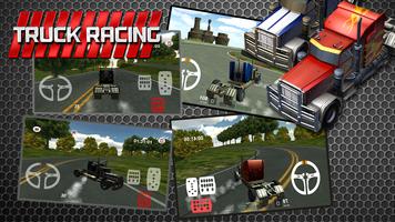 3D Highway Truck Race Game capture d'écran 2