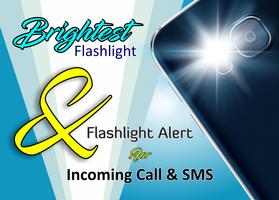 Flashlight Alert on Call (SMS) Affiche