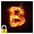 Burning B Lock Screen Prank