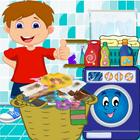 Icona Kids Laundry Wash Cleaning Games 2018