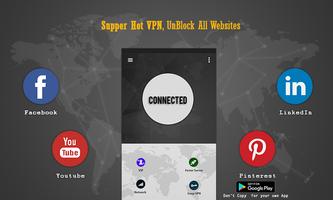 Super VPN Free-Super Fast VPN Proxy Unblock Master Ekran Görüntüsü 2