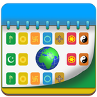 Calendário Multi-Cultural ícone