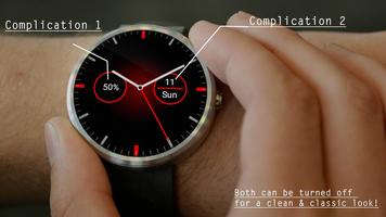 Simplistic Analog Watch Face imagem de tela 1