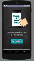 Touch and Write ABC poster