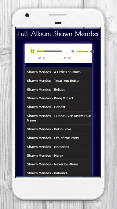 Full Album Shawn Mendes Stitches Mp3 APK pour Android Télécharger
