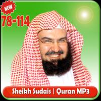 Sheikh Sudais Quran MP3 78-114 plakat