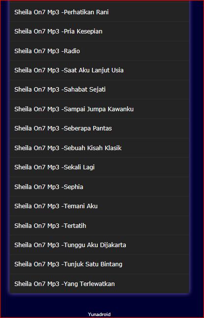 Download lagu sheila on 7 rani
