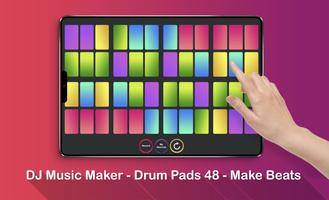 DJ Music Maker - Drum Pads 48 - Make Beats Affiche