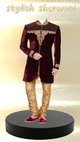 Sherwani Suit Photo Editor Affiche