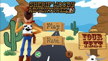 sherif toy woody story adventure El juego Poster