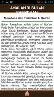 برنامه‌نما Amalan di Bulan Ramadhan عکس از صفحه