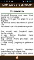 Lirik Lagu BTS lengkap স্ক্রিনশট 2