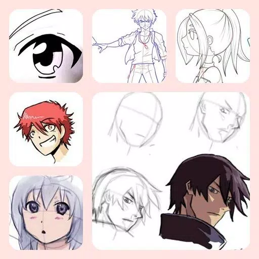 Download do APK de Como desenhar cabelo de anime para Android