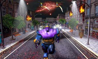 Super Monster Thanos Battle - Trò chơi chiến đấu ảnh chụp màn hình 1