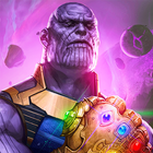 Jogo de luta de super-herói monstro vs thanos vin ícone