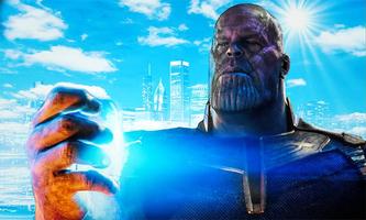 Jogo de luta de super-herói monstro vs thanos vin imagem de tela 2