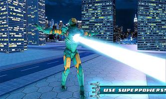Super Iron Real Hero Fliegende Rettungs Mission Screenshot 1