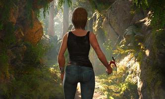 Superhero Lara Fighting - Mission d'artisanat de capture d'écran 1