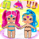 آیکون‌ Surprise Shimmer dressup lol